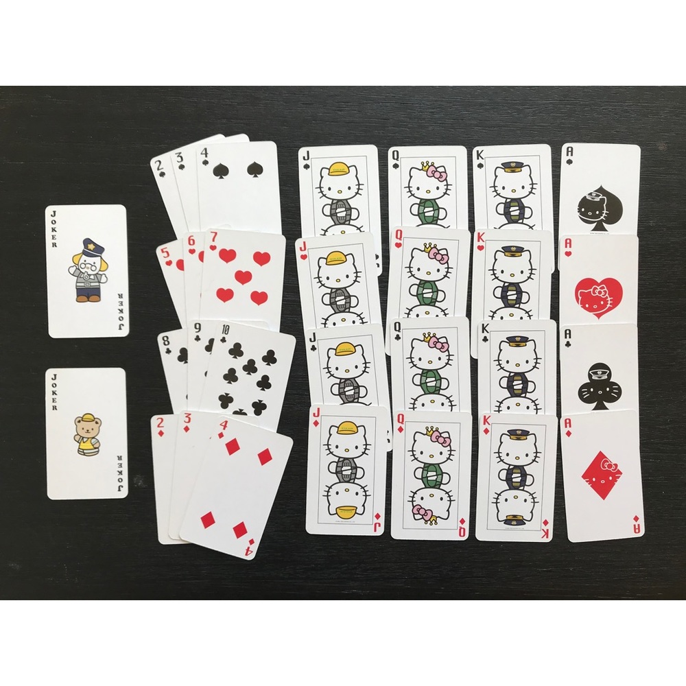 rare Hello Kitty x EVA Air playing cards — sanrio